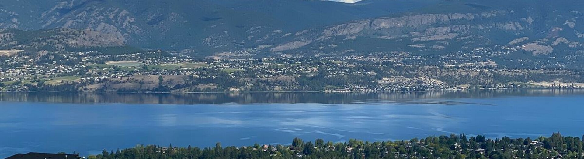 Views from lots in the community of Trailhead at the Ponds in Kelowna, British Columbia.